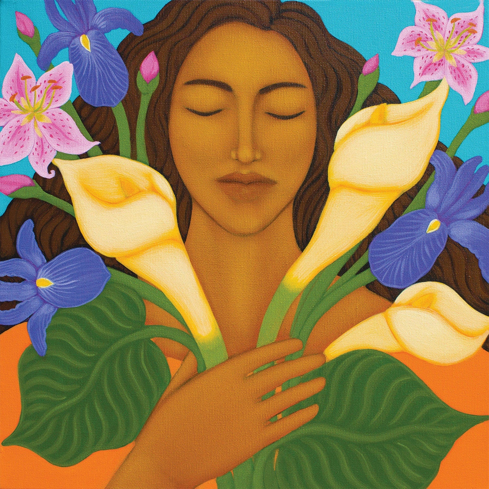 Floral painting online